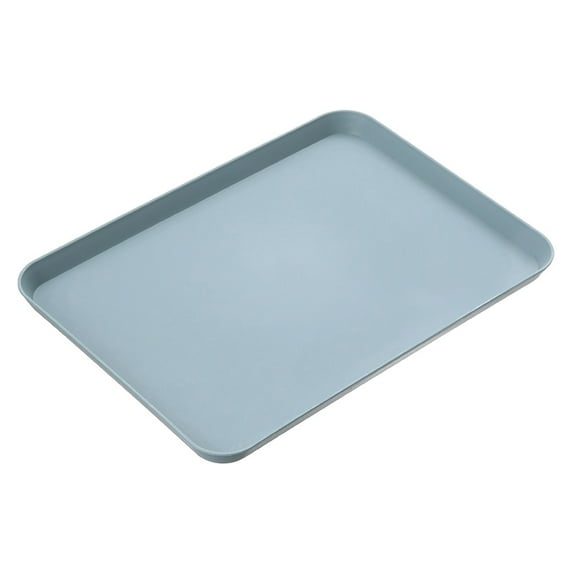 kjfeif Plastic Fast Food Tray, Rectangular Plastic Cafeteria Trays Food Serving Trays, Large Lunch Trays for Serving Food Home Restaurant Dinning Room Organization 