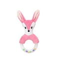 thumbnail image 1 of kjfeif Plush Baby Soft Rattle Toys Fabric Ring Rattles Shaker Handbells Early Development Hand Sensory Toys Stuffed Animal for 6 9 12 Months and Toddler Boy Girl,Kids Birthday Gift 3.34 x 7.48 Inch, 1 of 5
