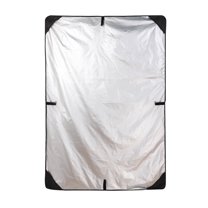 kjfeif 190T Cloth Patio Swing with 4 Reinforced Corner Pockets Outdoor Patio Swing Canopy Replacement for Swing Seat 2 3 Seater Garden Cover