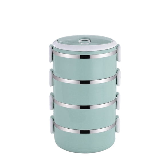 kjfeif Premium Stainless Steel Insulated Lunch Box Stacking Food Containers, Food-grade Tableware Suitable for Travel Home Kitchen Restaurant Hotel