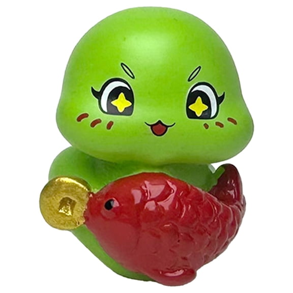 kjfeif Resin Miniature Wild Animal Figurines, Realistic S nake Fairy Garden Decor, DIY Terrarium Crafts for Home Desk Collection, Jungle-Themed Mini Model Animal Sculptures