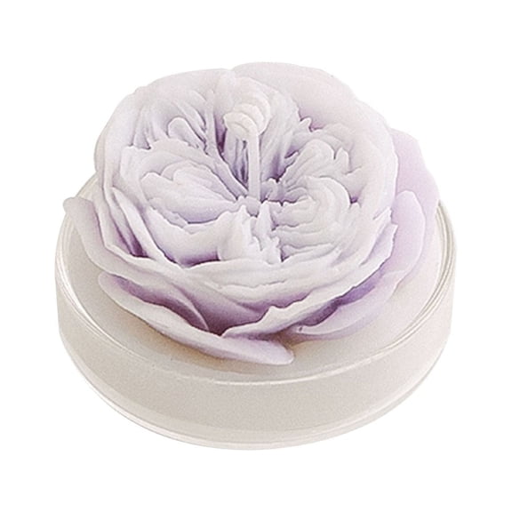 kjfeif Rose Flower Shaped Scented Candle,Handmade Aroma Soy Wax Decorative Candle for Table Photo Prop Birthday Gift,Prefect for Meditation Stress Relief Mood Boosting Bath Yoga