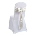thumbnail image 1 of kjfeif Satin Chair Sashes Bows-Chair Ribbon Ties Back Sash for Wedding Party Events Banquet Chair Cover Decoration（6.69x108.35inch）, 1 of 5