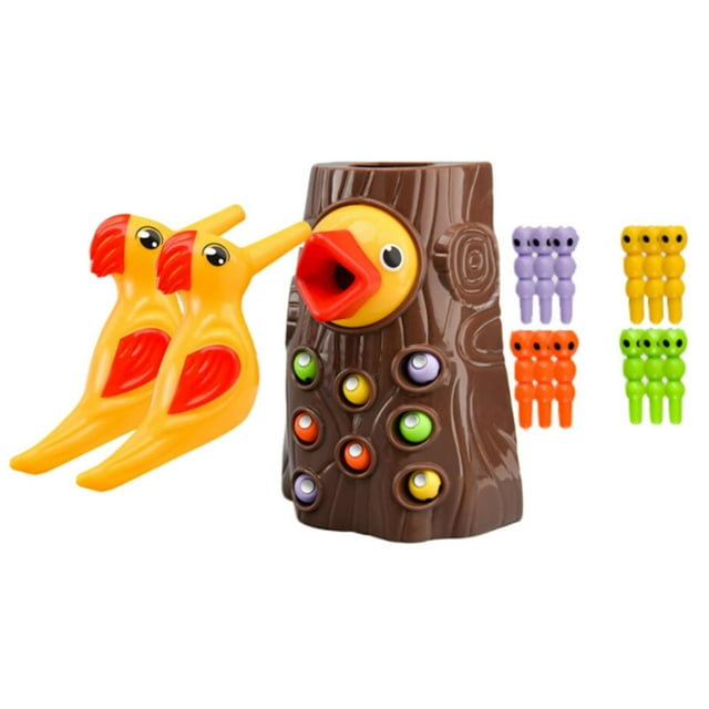 kjfeif Toy Worm Toy Bird Feeding Game Bird Feeding Game Cultivate