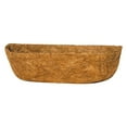 thumbnail image 1 of kjfeif Trough Coco Liners for Planters Wall Basket 30inch, Replaceable Coconut Fiber Plant Basket Liner for Plant Hanging Basket, Garden Flower Vegetables Pot, 1 of 9