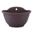 thumbnail image 1 of kjfeif Wall Mounted Flowerpot, Plastic Semi-Circular Fence Hanging Flowerpot, Wall Hanging Flowerpot, Automatic Water Absorbing Flowerpot, Hydroponic Hanging Flowerpot, 1 of 4