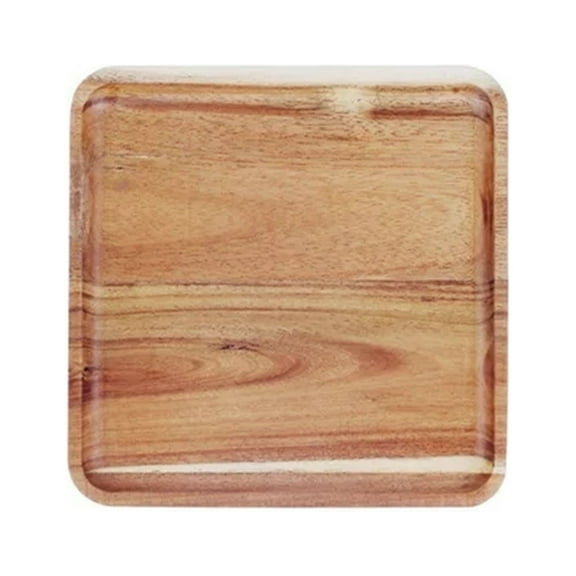 kjfeif Wood Serving Tray Durable Dishwasher Rectangular Party Plates Household Tableware for Home Decor, Vegetables, Charcuterie, Serving Tray