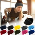 thumbnail image 1 of kkbbma under $5 10Pcs Fleece Headband, Fleece Ear Warmer Headband, Winter Sports Headband, Ponytail Beanie Headband, Cold Weather Ear Cover, Stretchy Thermal Headwrap, Unisex Fitness Headband, 1 of 9