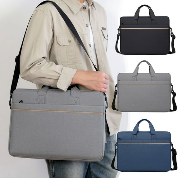kkbbma under $5 3Pcs Laptop Tote Bag, Laptop Bag, 15-16 Inch Laptop Tote Shoulder Bag, Lightweight Business Casual Briefcase, Waterproof Fabric Computer Bag, Travel Office Laptop Case