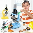 thumbnail image 1 of kkbbma under $5 4Pcs KidsMicroscope, KidsMicroscopeToy, 100X 600X 1200X Magnification Science Kit, Early Childhood Education Experimental Equipment,ChildrenBiological Discovery Set, 1 of 9