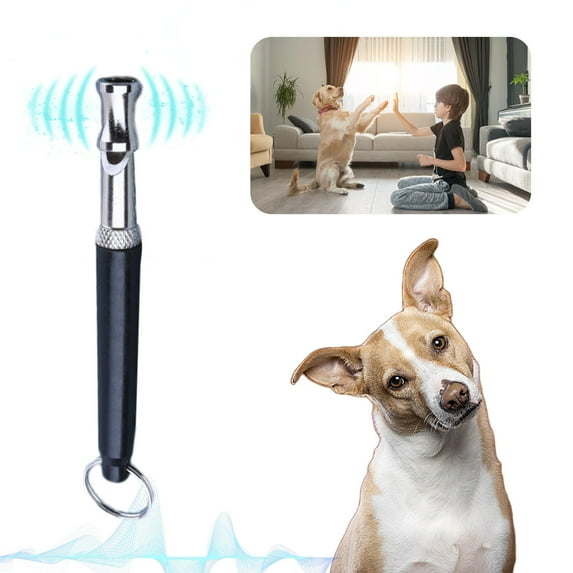 kkbbma under $5 Adjustable Dog Training Whistle, Dog Training Whistle Adjustable Frequency,Stop Barking Dog Whistle Tool,Metal Dog Training Whistle,Pet Behavior Training Whistle