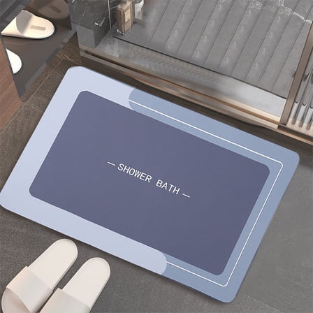 kkbbma under $5 Bath Mat - Highly Absorbent, Non-Slip Diatomite Stone Bath Mats for Bathroom, Diatomaceous Earth Bath Mat, Quick Drying Bath Mat, Shower Stone Mat