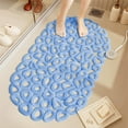 thumbnail image 1 of kkbbma under $5 Bath Mat, Shower Mat Non Slip Bathtub Mat, Suction Cup Bath Mat, Drain Holes Bath Mat, Bathroom Floor Mat, Anti Slip Shower Pad, Easy Dry Bath Mat, Tub Shower Mat, Plastic Bath Mat, 1 of 6