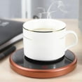 thumbnail image 1 of kkbbma under $5 Ceramic Cup Warmer, Ceramic Mug Warmer Heating Pad, 55℃ Constant Temperature Cup Warmer, Coffee Tea Beverage Warmer Plate, Office Desk Home Appliance, 1 of 6