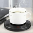 thumbnail image 1 of kkbbma under $5 Ceramic Cup Warmer, Ceramic Mug Warmer Heating Pad, 55℃ Constant Temperature Cup Warmer, Coffee Tea Beverage Warmer Plate, Office Desk Home Appliance, 1 of 7
