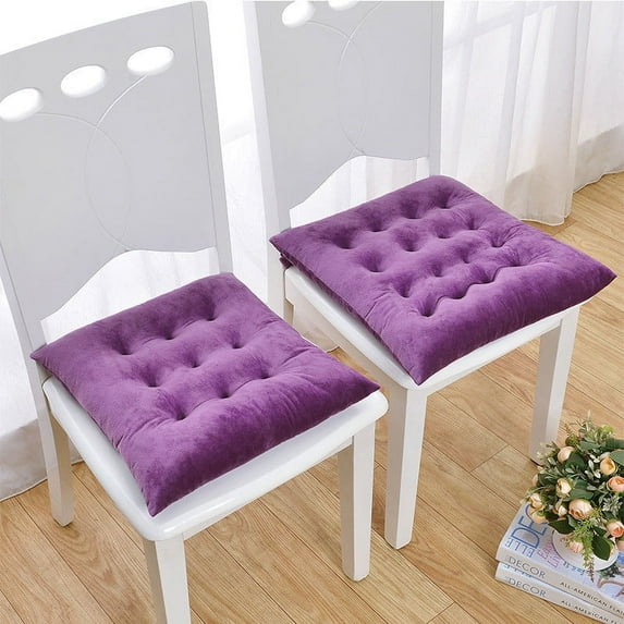 kkbbma under $5 Chair Cushions Floor Seat Pads Pillow - Solid Color Frosted Chair Cushion Kitchen Chair Cushions Dining Chair Cushion Office Student And Winter Seat Cushion Non Fading