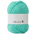thumbnail image 1 of kkbbma under $5 Crochet Yarn, 25g Milk Cotton Yarn Hand Knitting Crochet Wool, SoftBabyCotton DIY Craft Yarn, Colorful Knitting Yarn for Scarves Hats, Beginner Friendly Crochet Yarn, 1 of 1