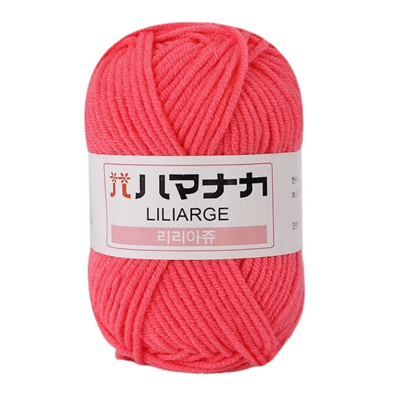 kkbbma under $5 Crochet Yarn, Milk Cotton Yarn for Crochet Knitting, Soft Yarn forBabyClothesToys, Medium Weight Yarn for Blankets Scarves, Handmade Yarn for DIY Crafts