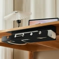 thumbnail image 1 of kkbbma under $5 Under Desk Cable Tray, Cable Management Tray, Under Desk Cable Organizer Rack, No Drill Adhesive Cable Tray, Computer Desk Wire Management, Socket Power Strip Holder, 1 of 6