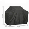 thumbnail image 1 of kkbbma under $5 Garden BBQ Cover, Outdoor BBQ Cover, Waterproof Grill Cover For Garden, Windproof Barbecue Grill Protector, UV Resistant BBQ Smoker Cover, Portable Foldable Grill Cover With Bag, 1 of 1