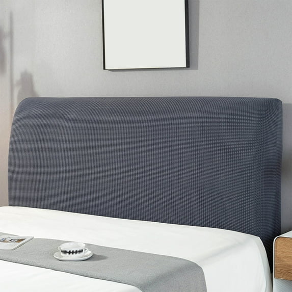 kkbbma under $5 Headboard Cover Slipcover, Fully Enclosed Headboard Cover Elastic Dust Proof Slipcover, Upholstered Bed Protector Washable Fabric, Modern Bedroom Decor for Bed Frame