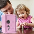 thumbnail image 1 of kkbbma under $5 KidsMoney Safe, KidsBank Locker Safe With Key, Digital Combination Lock Money Safe, Metal Mini Password Cash Box,ChildrenMoney Savings Security Box, Educational Piggy Bank ForKids, 1 of 8