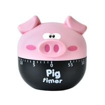 kkbbma under $5 Kitchen Timer, Kitchen Cooking Timer, 60 Minutes Mechanical Countdown Alarm, Stainless Steel Plastic Cute Design, Wind Up No Batteries, Bakery Baking Egg Study Time Management Tool