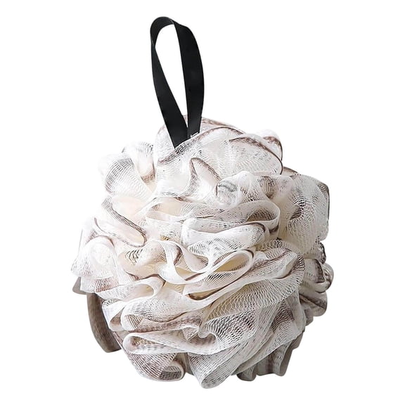 kkbbma under $5 Loofahs, Shower Loofah Sponge Exfoliating Bath Sponge, Body Scrubber for Bath Shower, Long Lasting Bath Sponge for Women Men, Hanging Bath Pouf, Exfoliating Shower Sponge