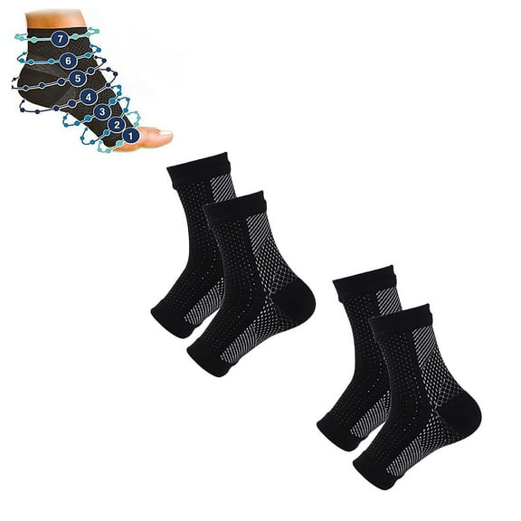 kkbbma under $5 Orthopedic Support Socks, Compression Socks, Ankle Support Socks, Plantar Fasciitis Relief Socks, Non Slip Grip Socks, Sports Performance Socks For Running Fitness