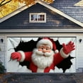 thumbnail image 1 of kkbbma under $5 Santa Garage Door Cover, Christmas Garage Door Cover, Santa Claus Garage Decoration, Holiday Garage Decor, Outdoor Christmas Decoration, Festive Garage Cover, Holiday Season Decor, 1 of 5