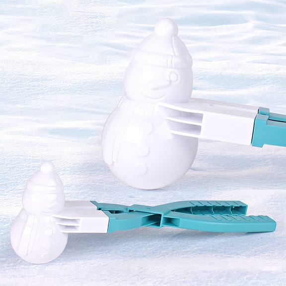 kkbbma under $5 Snowman Snowball Maker, Snowman Snowball MakerToy,Snowman Shape Snowball Clip,Winter Snow Play OutdoorToy,Childrens Snowball Fight Game,KidsSnow Mold Making Tool