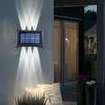 thumbnail image 1 of kkbbma under $5 Solared LED Wall Sconce, Plastic Modern Wall Light Fixtures, Indoor Outdoor Up and Down Wall Lighting for Living Room Bedroom Hallway Corridors, 1 of 8