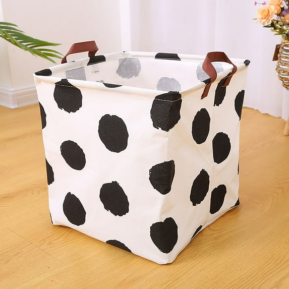 kkbbma under $5 Storage Bins,Laundry Basket Laundry Hamper Bag, Fabric Laundry Basket Collapsible Storage Baskets for Home,Office,Toy Organizer,Home Decor
