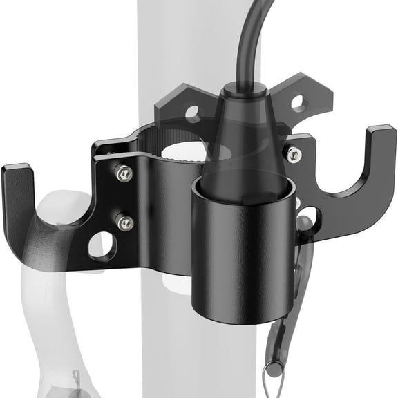 kkbbma under $5 Trailer Towing Chain Organizer, Trailer Towing Chain Organizer, RV Tongue Mount Accessory, 7 Pin Socket Bracket, Aluminum Chain and Plug Holder, Durable RV Camping Travel Accessory