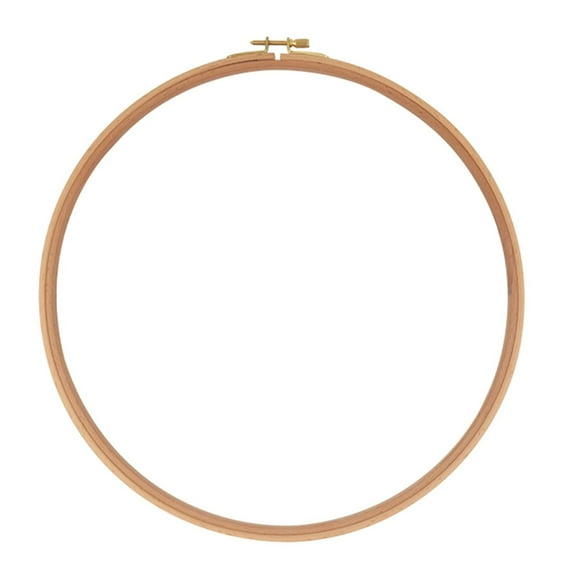 kkbbma under $5 Wooden Embroidery Hoop, Beech Wood Embroidery Hoop Stretcher Frame, Solid Wood Embroidery Tool Adjustable Hoop, Hand Embroidery Cross Stitch Craft Frame