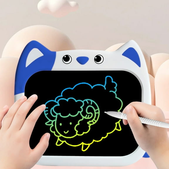 kkbbma Up To 65% Off Kids Toys LCD Writing Tablet for Kids 10 Inch, Colorful Doodle Board Drawing Tablet with Pen, Erasable Reusable Writing Pad, Educational Girls Toys Gifts for 3-6 Year Old Girls