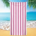 thumbnail image 1 of kkbbma Beach Towels under $5! Microfiber Beach Towels Oversized, Quick Drying Bath Towel Stripe Absorbent Bath Towel for Travel, Summer, Sport, Swimming, Pool, Yoga, Camping, 1 of 3