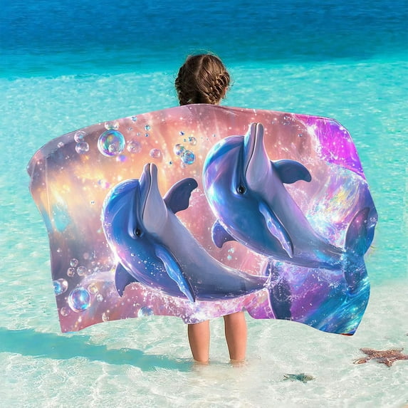 kkbbma Beach Towels under $5! Personalized Beach Towels for Kids - Cute Cartoon Beach Towels - Ultra Absorbent Super Soft Swimming Towels for Kids,Bath/Pool/Beach Towel for Boys Girls