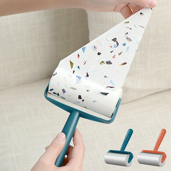 kkbbma under $5 Lint Roller - Hair Remover Pet Hair Remover Include Large and Small Size Cleaner for Clothes, Pet Hairs, Carseats