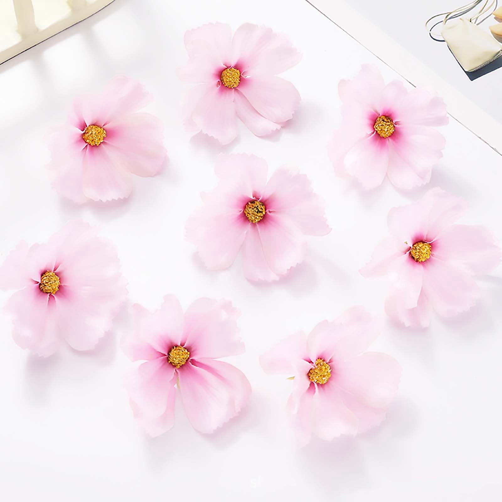 kkbbma under $5 10 Pcs Mini Silk Flower Heads Small Fake Rose Faux ...