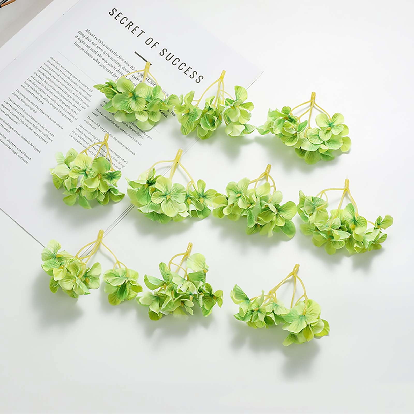 kkbbma Clearance under $5 10pcs Fake Flowers Heads Artificial Silk ...