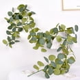 thumbnail image 1 of kkbbma under $5 Artificial Ivy Fake Vines, Realistic Ivy Garland Greenery Garland Fake Hanging Plants Vines Aesthetic Green Leaves for Bedroom Wedding Party Garden Wall Room Decor, 1 of 7