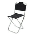 thumbnail image 1 of kkbbma under $5 Camping Folding Chair, Outdoor Portable Sturdy Backrest Aluminum Alloy mini Small Chairs Outside Fishing Chair Barbecue Lawn Garden Porch Backyard, 1 of 1