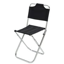 kkbbma under $5 Camping Folding Chair, Outdoor Portable Sturdy Backrest Aluminum Alloy mini Small Chairs Outside Fishing Chair Barbecue Lawn Garden Porch Backyard