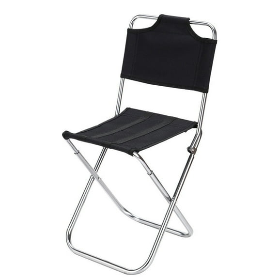 kkbbma under $5 Camping Folding Chair, Outdoor Portable Sturdy Backrest Aluminum Alloy mini Small Chairs Outside Fishing Chair Barbecue Lawn Garden Porch Backyard