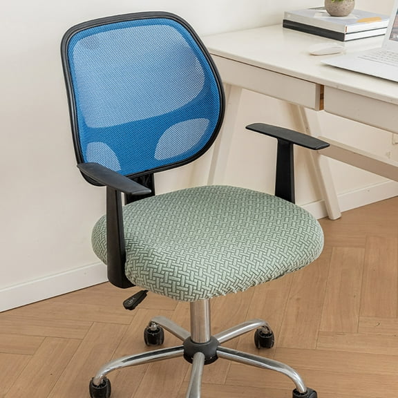 kkbbma under $5 Computer Office Chair Cover Stretch Elastic Slipcover Stretchable Knitted Universal Computer Chair Seat Cover Furniture Protector for Office Home