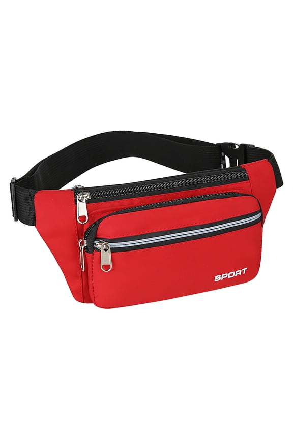 under $5 Fanny Pack Waist Packs for Men Women, Waist Pouch Bag Hip Pack with Pockets Adjustable Straps for Casual Travel Hiking Running Outdoor Sports