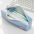 thumbnail image 1 of kkbbma under $5 Makeup Bag for Women Corduroy Cosmetic Pouch Aesthetic Travel Toiletry Bag Cute Purse Pouch Pencil Case Makeup Brushes Storage Organizer with Zipper, 1 of 6