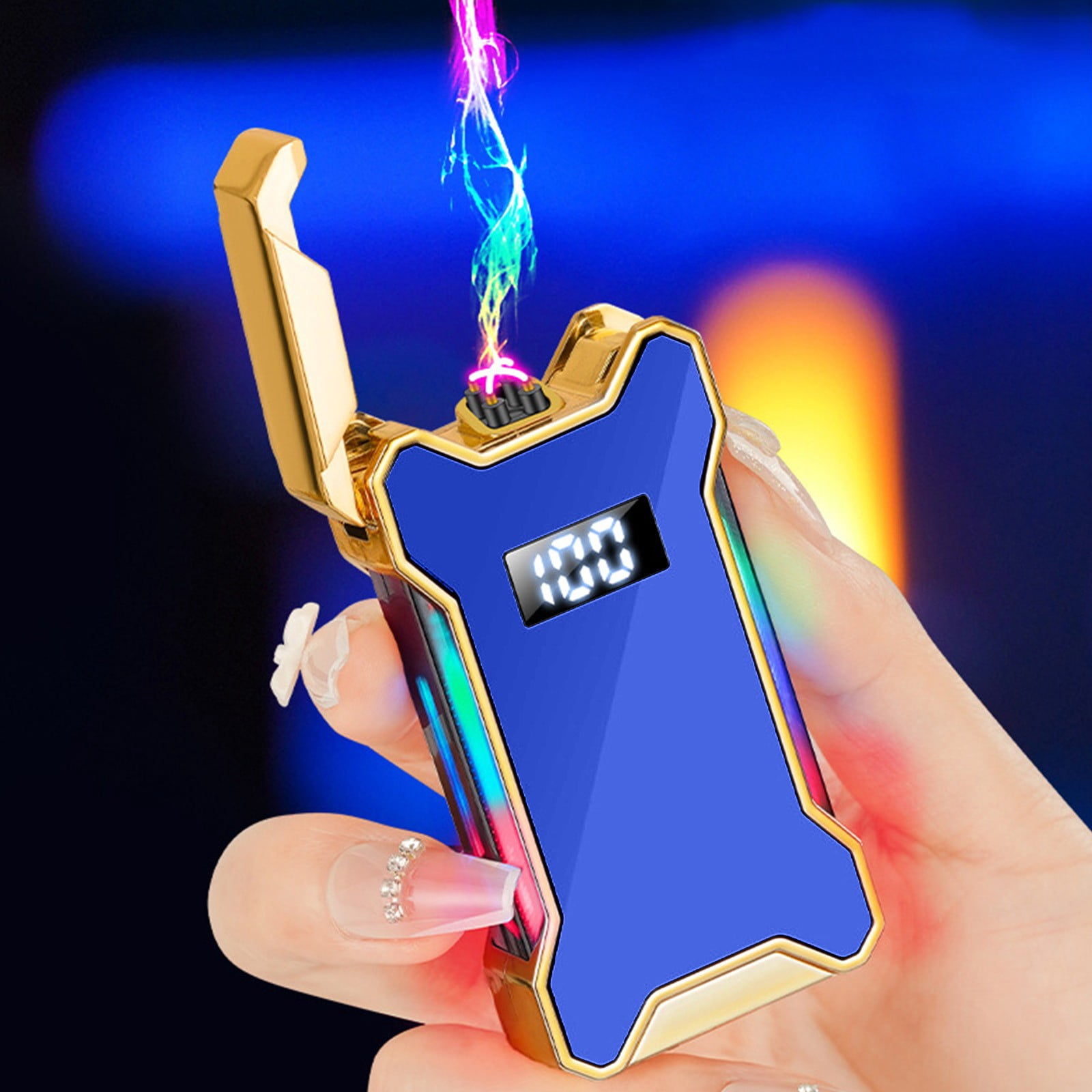 kkbbma Clearance under $5 Mechero LED, máquina de encendido a prueba de ...