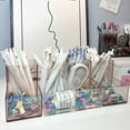 thumbnail image 1 of kkbbma under $5 Pen Holder for Desk, Clear Acrylic Pencil Holder for Desk, Marker Holder with 2 Compartments, Pencil Organizer for Home, Office, Classroom, Bathroom, 1 of 9